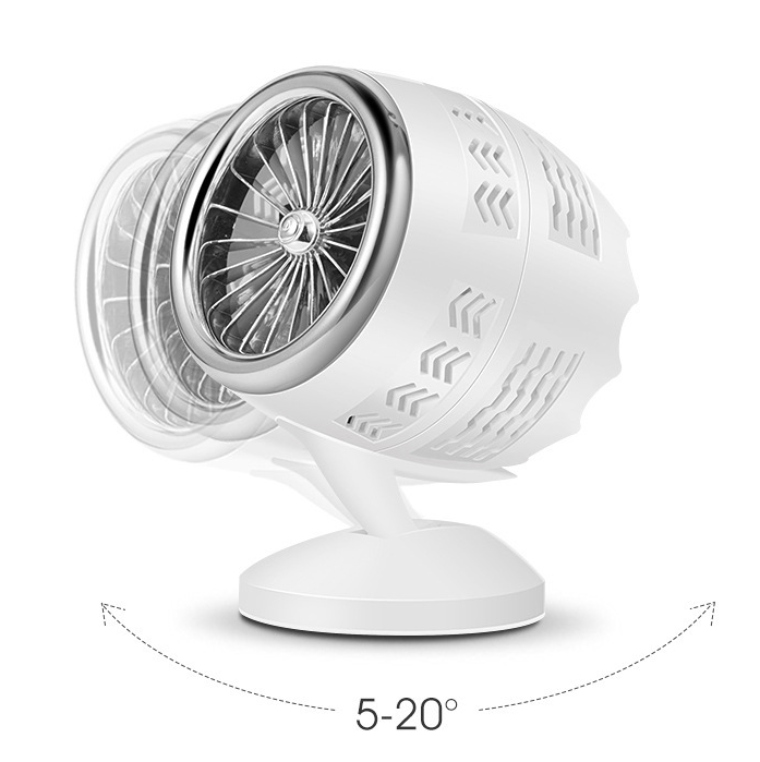 Ventilateur USB et Refroidisseur d'Air à Turbine à Double Hélice Intelligent